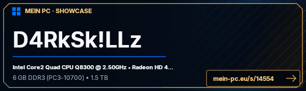 PC-Showcase D4RkSk!LLz von darkskillz auf MEIN PC