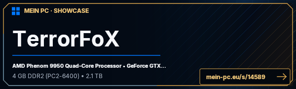 PC-Showcase TerrorFoX von Blueizi auf MEIN PC
