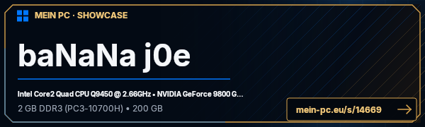 PC-Showcase baNaNa j0e von xxxdamagexxx auf MEIN PC
