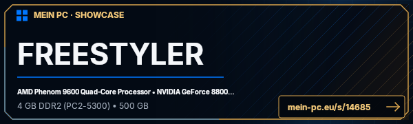 PC-Showcase FREESTYLER von SonyBlack auf MEIN PC