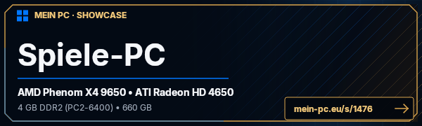 PC-Showcase Spiele-PC von RedBaron auf MEIN PC