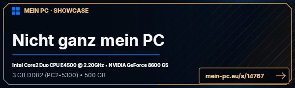 PC-Showcase Nicht ganz mein PC von Soroka15 auf MEIN PC
