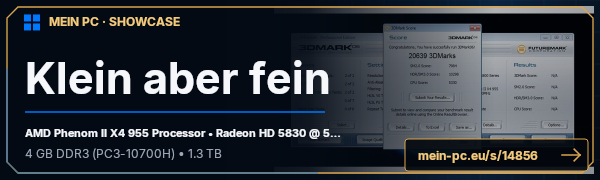 PC-Showcase Klein aber fein von metallic auf MEIN PC