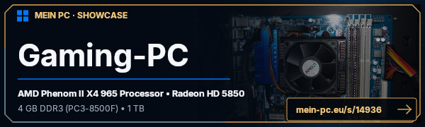PC-Showcase Gaming-PC von the_f4b1 auf MEIN PC
