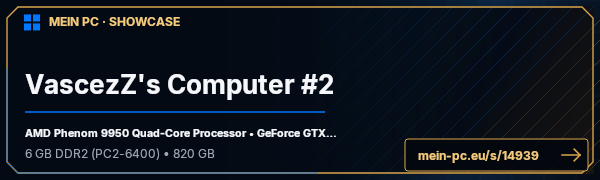 PC-Showcase VascezZ's Computer #2 von VascezZ auf MEIN PC