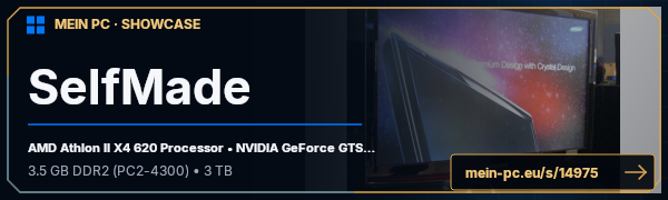 PC-Showcase SelfMade von StOnEd1860 auf MEIN PC