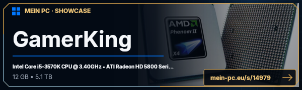 PC-Showcase GamerKing von MonsterEnergy95 auf MEIN PC