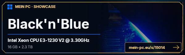 PC-Showcase Black'n'Blue von ShAdOwGoD auf MEIN PC