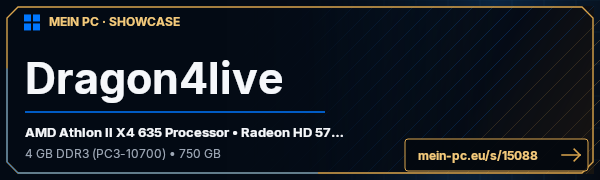 PC-Showcase Dragon4live von Dragon4live auf MEIN PC