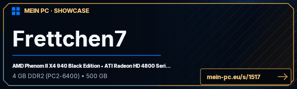 PC-Showcase Frettchen7 von Frettchen7 auf MEIN PC