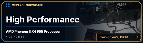 PC-Showcase High Performance von Crank67 auf MEIN PC