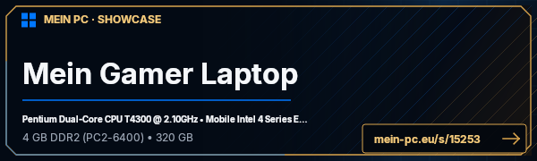 PC-Showcase Mein Gamer Laptop von HellcatX auf MEIN PC