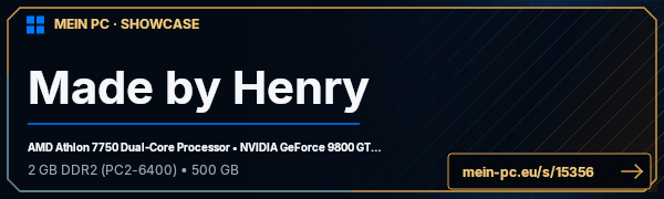PC-Showcase Made by Henry von henry10222 auf MEIN PC