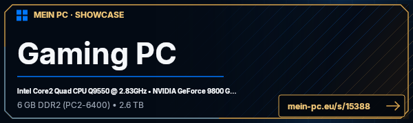 PC-Showcase Gaming PC von iCrawl auf MEIN PC