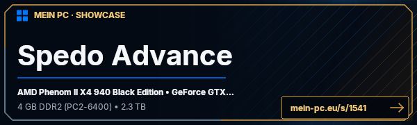 PC-Showcase Spedo Advance von Angus_84 auf MEIN PC