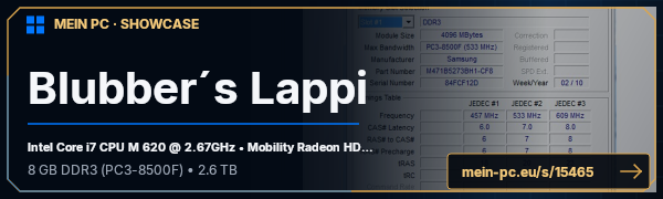 PC-Showcase Blubber´s Lappi von brille8324 auf MEIN PC