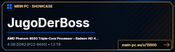 PC-Showcase JugoDerBoss von jugoderboss auf MEIN PC