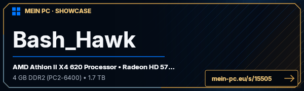 PC-Showcase Bash_Hawk von Bash_Hawk auf MEIN PC