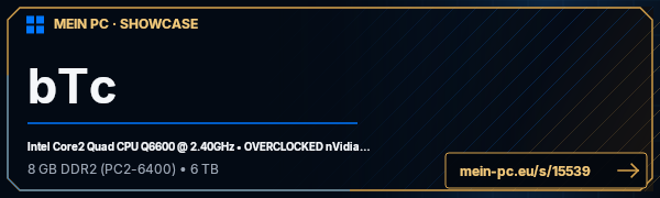 PC-Showcase bTc von bTc auf MEIN PC