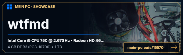 PC-Showcase wtfmd von 05amasyact auf MEIN PC