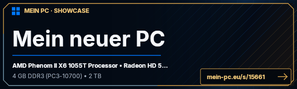 PC-Showcase Mein neuer PC von Rusty.oNeil auf MEIN PC