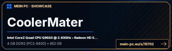 PC-Showcase CoolerMater von Max Power auf MEIN PC