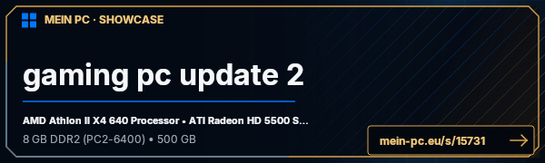 PC-Showcase gaming pc update 2 von eb 12345 auf MEIN PC