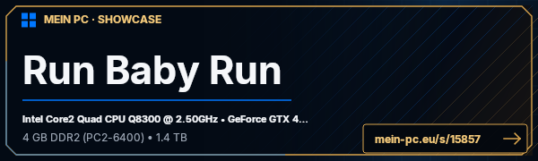 PC-Showcase Run Baby Run  von KingGodzilla auf MEIN PC