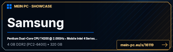 PC-Showcase Samsung von Nightz93 auf MEIN PC