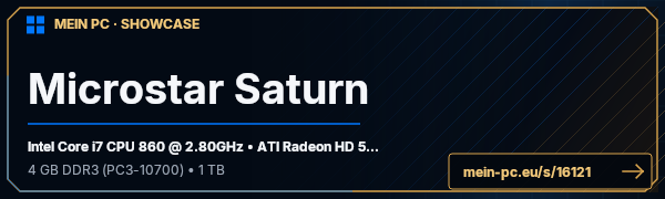PC-Showcase Microstar Saturn von monsta1108 auf MEIN PC