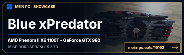 PC-Showcase Blue xPredator von XxMeuchelxX auf MEIN PC