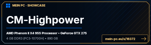 PC-Showcase CM-Highpower von K-F4kt0r auf MEIN PC