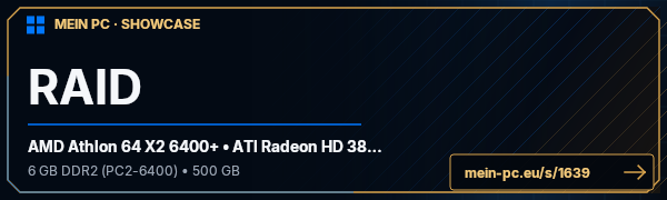 PC-Showcase RAID von RAID auf MEIN PC