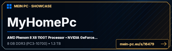 PC-Showcase MyHomePc von Th3raser auf MEIN PC