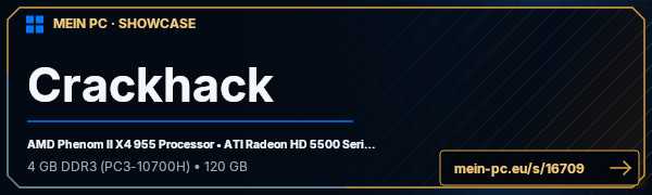 PC-Showcase Crackhack von Ryz0R auf MEIN PC