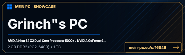 PC-Showcase Grinch"s PC von Grinch911 auf MEIN PC