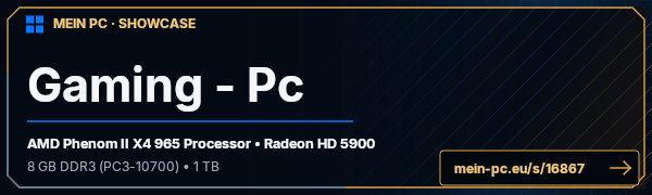 PC-Showcase Gaming - Pc von Ghost_Sniper auf MEIN PC