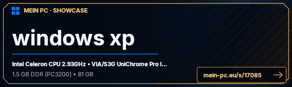 PC-Showcase windows xp von loonex auf MEIN PC