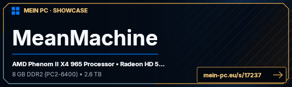 PC-Showcase MeanMachine von c2h5oh auf MEIN PC