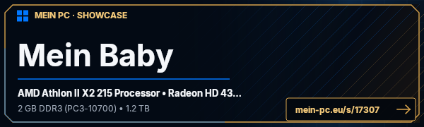 PC-Showcase Mein Baby von darkys auf MEIN PC