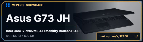 PC-Showcase Asus G73 JH von XphilY auf MEIN PC