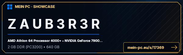 PC-Showcase Z A U B 3 R 3 R von reex auf MEIN PC
