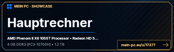 PC-Showcase Hauptrechner von xCyruSx auf MEIN PC