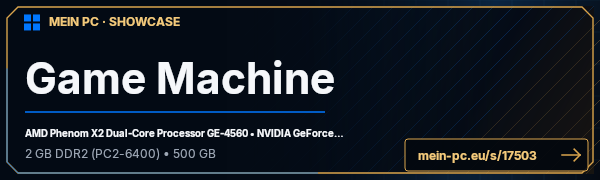 PC-Showcase Game Machine von sims34 auf MEIN PC