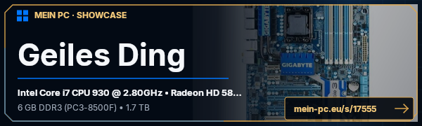 PC-Showcase Geiles Ding von StylGiGi auf MEIN PC