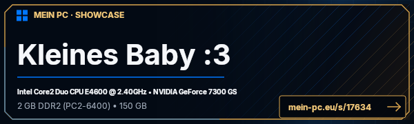 PC-Showcase Kleines Baby :3 von pups auf MEIN PC