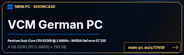 PC-Showcase VCM German PC von soloki auf MEIN PC