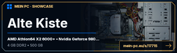 PC-Showcase Alte Kiste von sebi360 auf MEIN PC