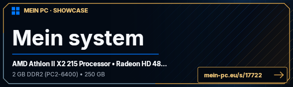 PC-Showcase Mein system von dayhunter auf MEIN PC