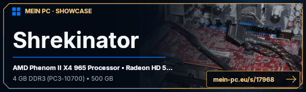 PC-Showcase Shrekinator von Shrekinator auf MEIN PC